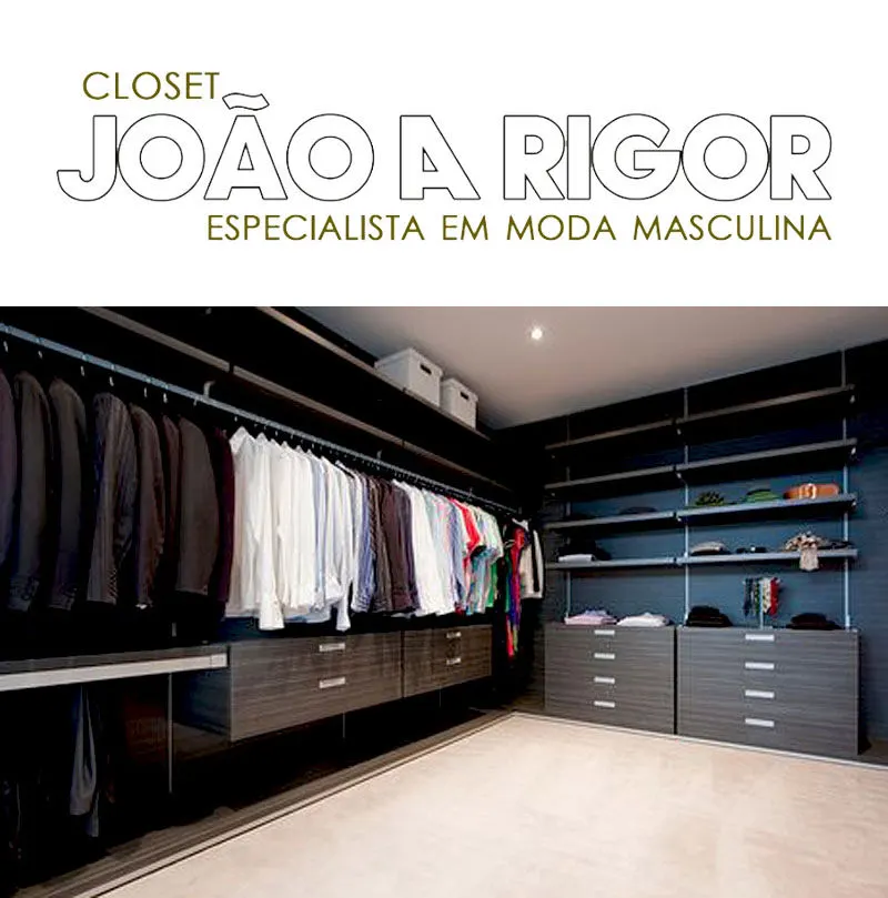 Closet João a Rigor, acervo de roupas por assinatura