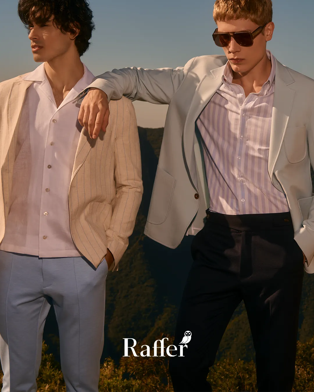Modelo da coleção, traje social masculino
