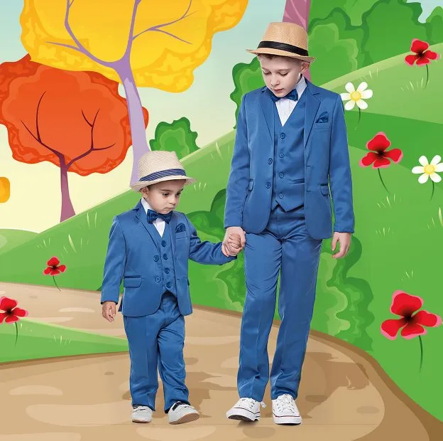 Modelo da coleção, traje social masculino